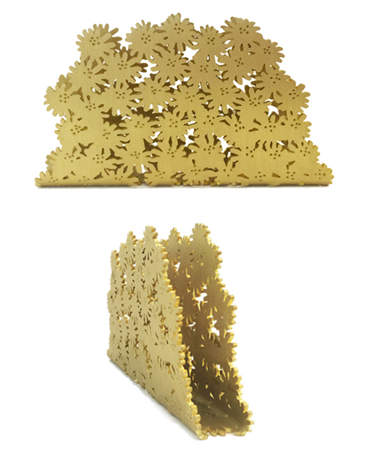 BON APPETITE-Napkin Holder (Gold)